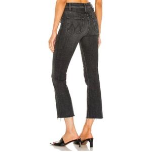 MOTHER Jeans Hustler Ankle Fray Sharing Secrets - Faded Black - size 30